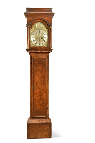 Lot 755 - A George II walnut longcase clock