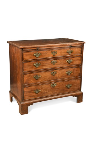 Lot 911 - An early George III mahogany chest