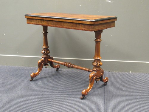 Lot 503 - Stamped "Maple & Co" a Mid-Victorian burr...