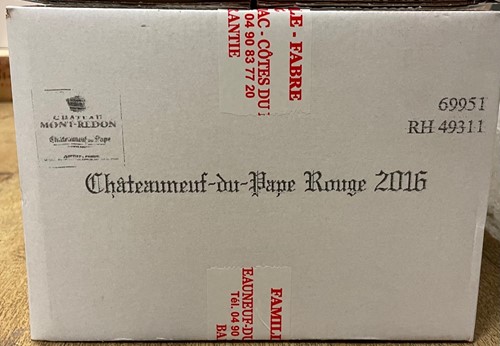 Lot 1117 - Chateauneuf-du-Pape 2016, Chateau Mont Redon,...