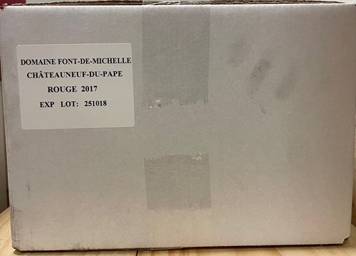 Lot 1118 - Chateauneuf-du-Pape, Font de Michelle 2017, 6...