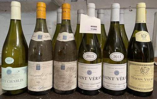 Lot 1100 - Mixed white Burgundy, 12 bottles. Pouilly...