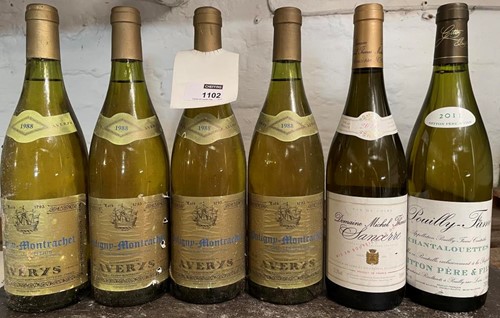 Lot 1102 - Mixed white Burgundy and Loire, 12 bottles....