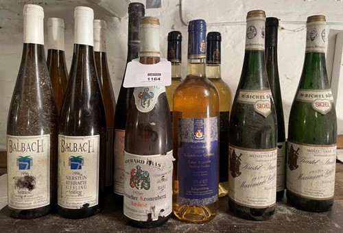 Lot 1164 - Mixed German wines, 12 bottles. Wurttemberg...
