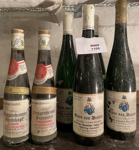 Lot 1168 - Mixed German wines, 12 bottles. Dr Loosen...