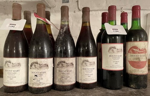 Lot 1194 - Mount Mary red, Yarra Valley, Australia 1985...