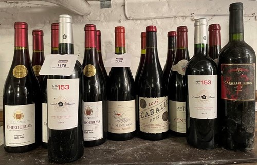 Lot 1178 - Mixed French wines, 17 bottles. Perrin Ventoux...
