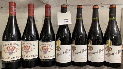 Lot 1144 - Mixed Rhone, 14 bottles. Cotes Du Rhone,...