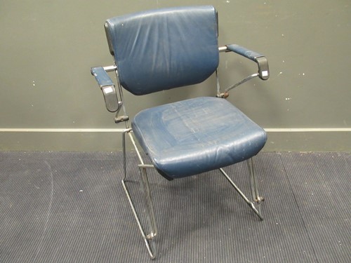 Lot 688 - A 20th century Giroflex tubular chrome and...