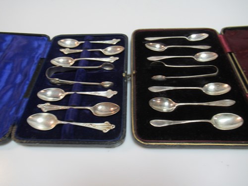 Lot 333 - A Georgian silver meat skewer, together with...