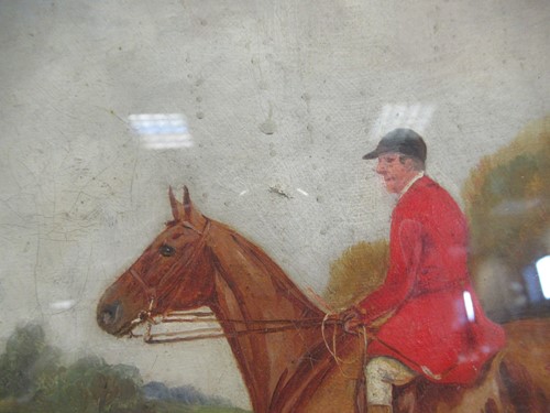 Lot 411 - E S England (British, fl. 1890-1910), Huntsman...