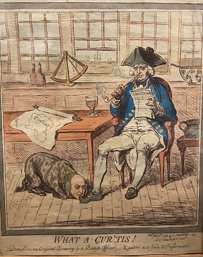 Lot 242 - After James Gilray 'What A Cur'tis', published...