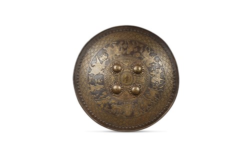 Lot 898 - An Indian small shield (Dhal), late 19th century