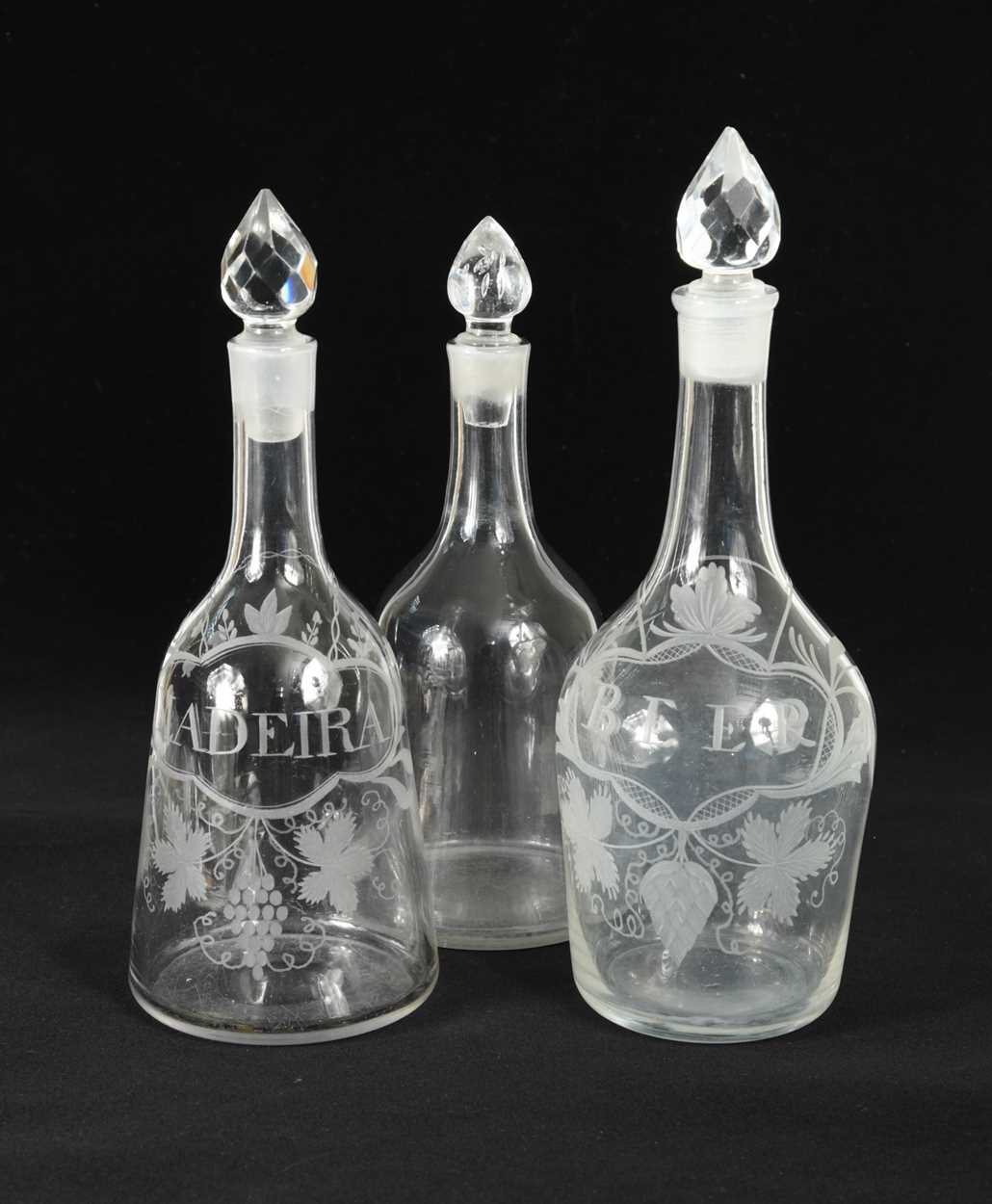 Lot 462 - A George III Madeira decanter, circa 1760-1775
