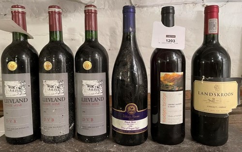Lot 1203 - South African wine, 17 bottles. Middelvlei...