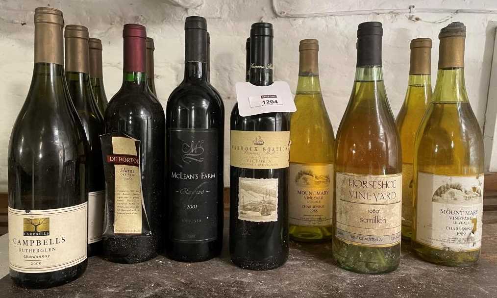 Lot 1204 - Australian wine, 20 bottles. Campbell’s...