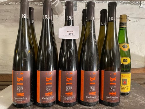 Lot 1170 - Alsace etc, 16 bottles. Bott-Geyl Grafenreben...