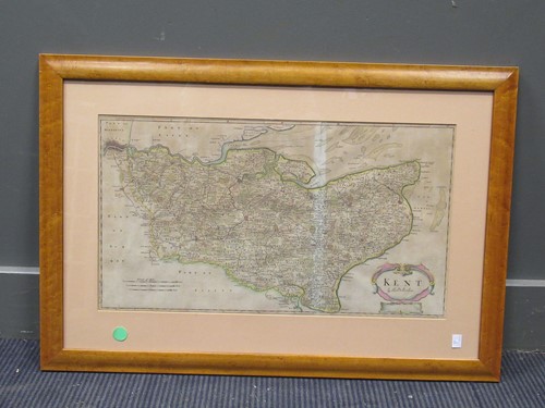 Lot 499 - Three Morden county maps of Kent, Cambs and...