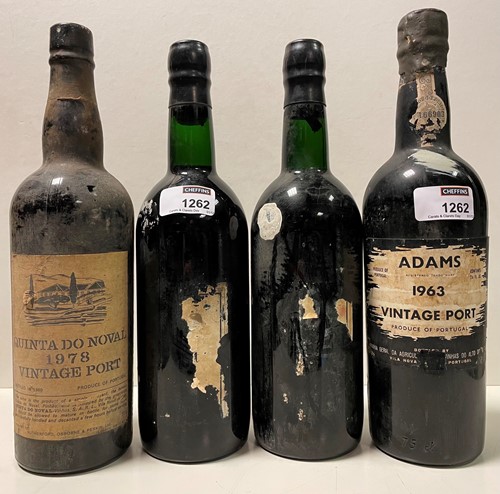 Lot 1262 - Taylor's vintage port 1966, 2 bottles, levels...