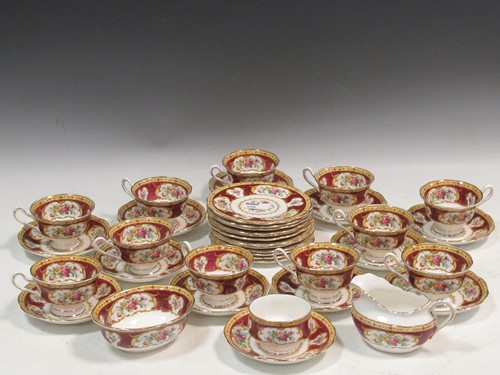 Lot 126 - A Royal Albert Lady Hamilton pattern tea...