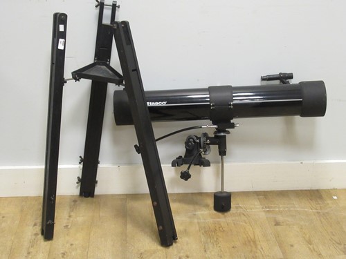 Lot 227 - Tasco reflecting telescope, D114mm F900mm,...