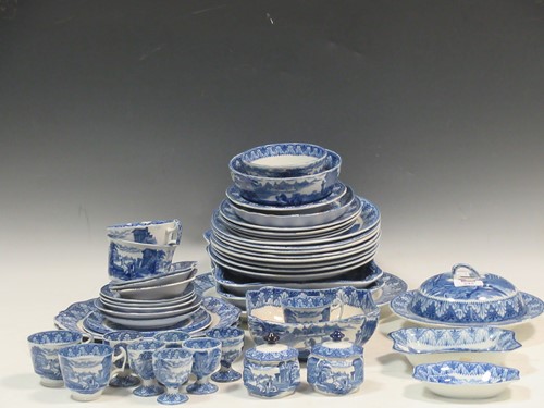 Lot 245 - A collection of Cauldon blue and white...
