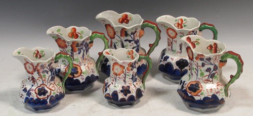Lot 236 - Various Allertons staffordshire jugs (6)