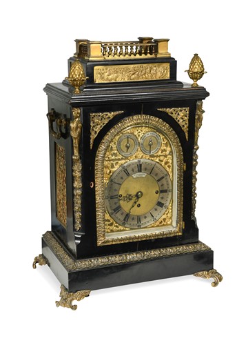 Lot 806 - An imposing Victorian chiming table clock