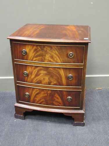 Lot 758 - A 19th century mahogany washstand together...