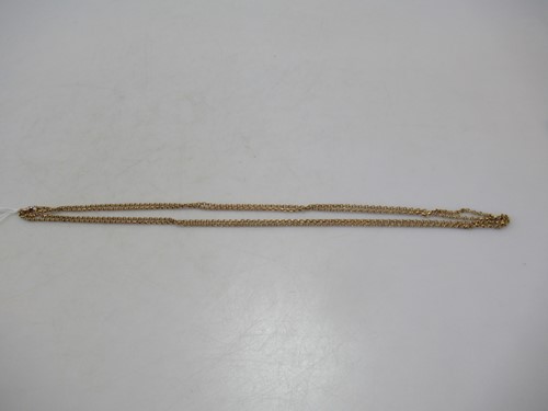 Lot 188 - A guard chain, stamped '9CT', weight 12.4g