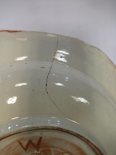Lot 1 - A Della Robia dish, a Poole bowl and a...