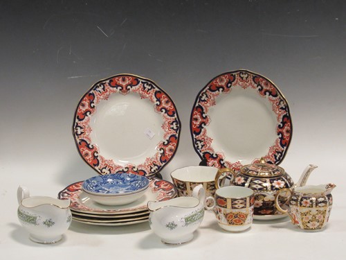 Lot 21 - A Jackfield glaze cow creamer, a small...