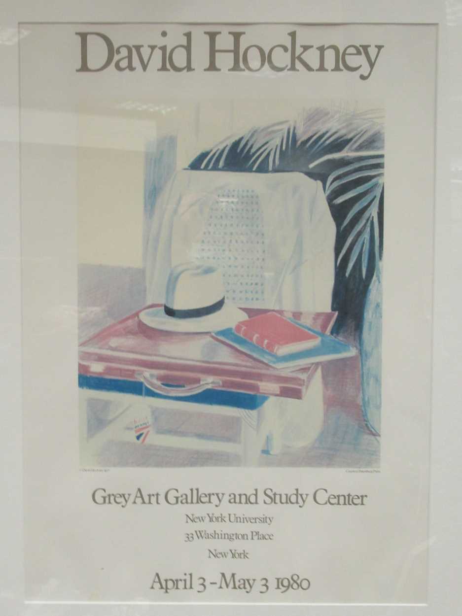 Lot 363 - After David Hockney, three exhibition posters...