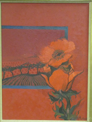 Lot 354 - Raymond Martinez, Night Poppy, signed...