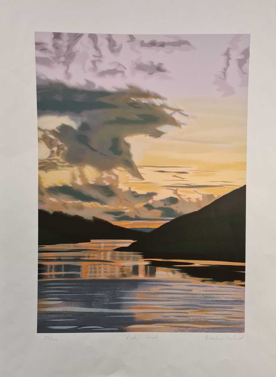 Lot 627 - Brendan Neiland (British 1941-), Loch Shiel,...