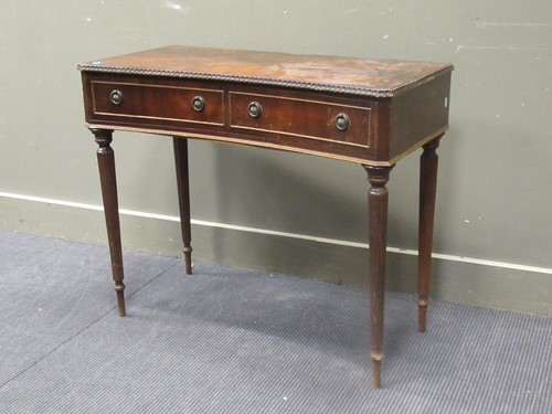 Lot 427 - A Regency style two drawer side table and...