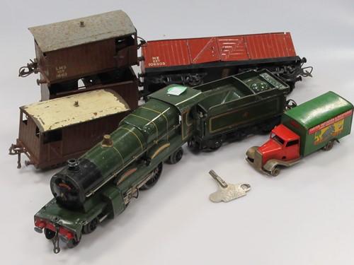 Lot 120 - Hornby Series 0 gauge clockwork locomotive...