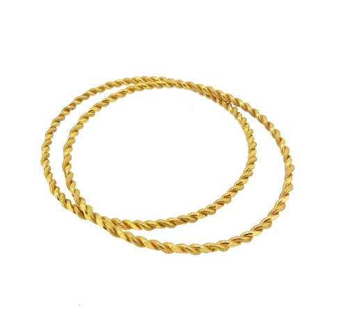 Lot 191 - Two fancy bangles