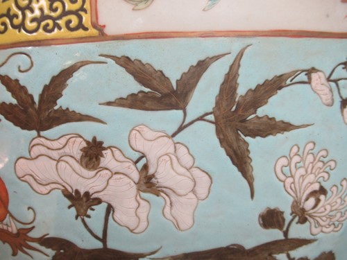 Lot 96 - A large late 19th century Chinese Guangxu...