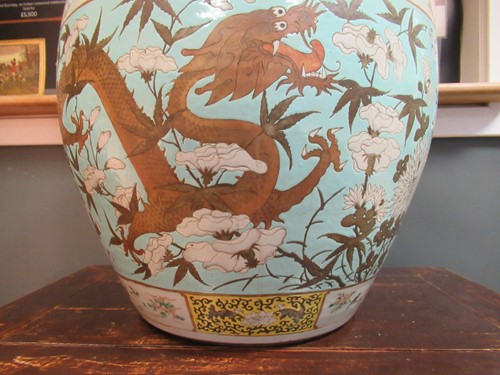 Lot 96 - A large late 19th century Chinese Guangxu...