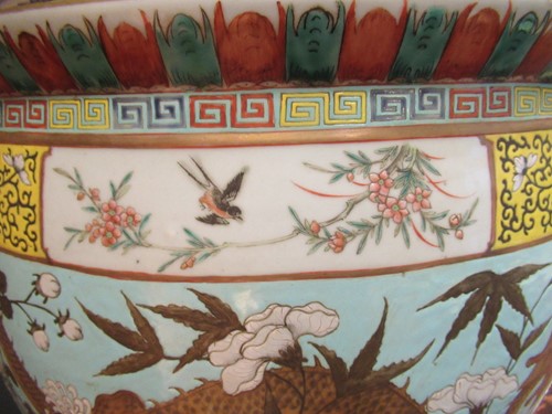 Lot 96 - A large late 19th century Chinese Guangxu...