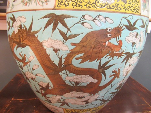 Lot 96 - A large late 19th century Chinese Guangxu...
