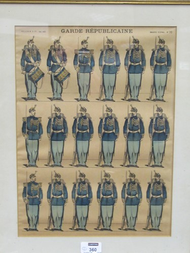 Lot 360 - A pair of Pellerin and Co military unifrom...