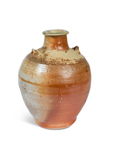 Lot 48 - Phil Rogers (British, 1951-2020), a stoneware bottle vase
