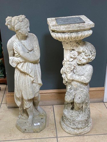 Lot 578 - A 20th Century composition stone garden...