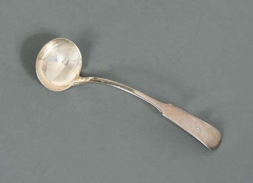Lot 598 - Inverness - A rare 19th century Scottish Provincial silver toddy ladle