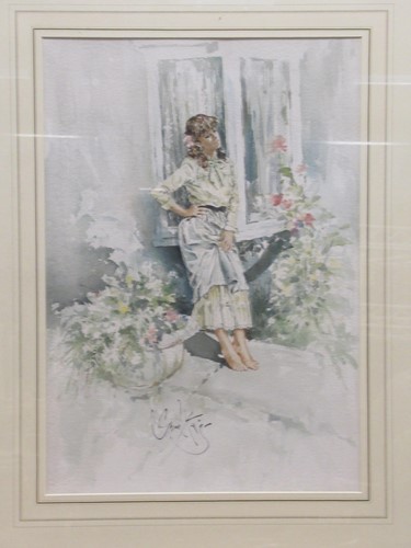 Lot 310 - Gordon King, Suki, signed lower left,...