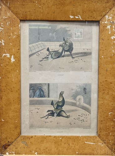 Lot 221 - A group of pictures relating to cock fighting,...