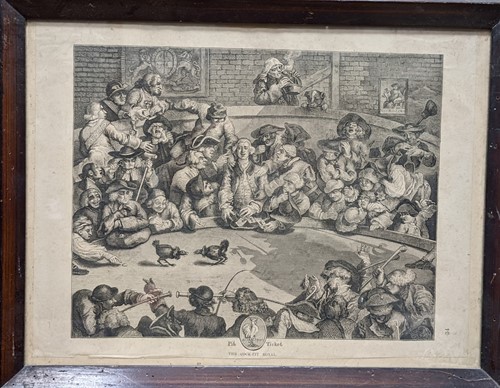 Lot 221 - A group of pictures relating to cock fighting,...