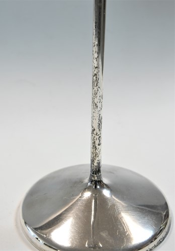 Lot 114 - Robert Welch, a pair of silver candlesticks, Birmingham 1971